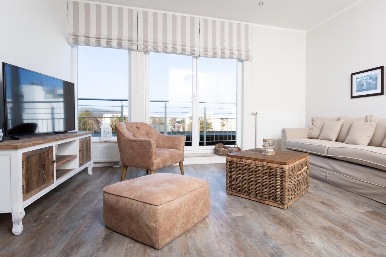 Strandnahe Fewos Mit Meerblick Und Dachterrasse, Residenz Bel Vital - Kategorie E Binz Eksteriør bilde